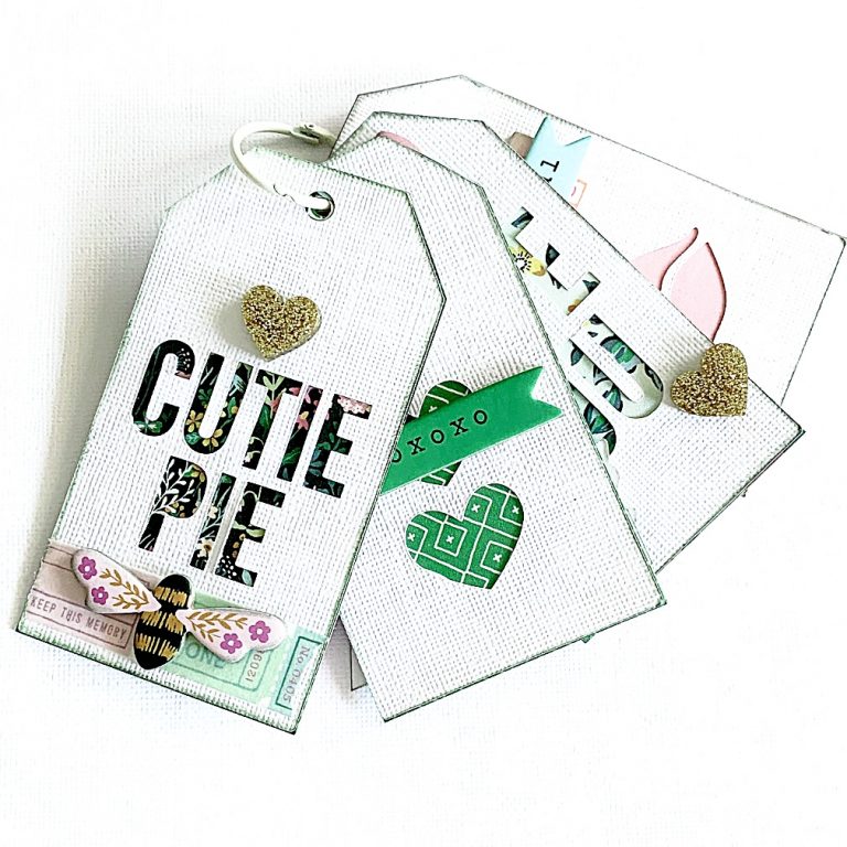 Cutie Pie Mini Tag Album