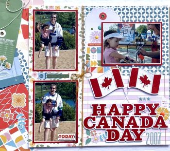 Canada Day Double Layout