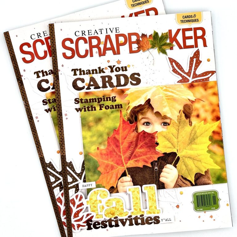 Creative Scrapbooker Magazine Cover Feature