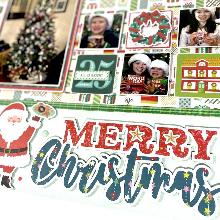Merry Christmas Double Page layout